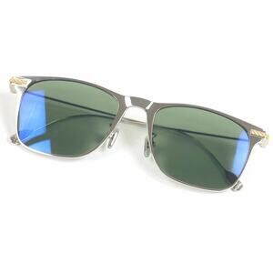 Fred Sunglasses FG40009U 18Q Shiny Rhodium Square Titanium Frame 54-19-145 NEW